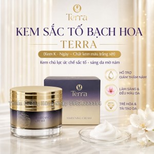 KEM BẠCH HOA TERRA - WHITENING CREAM