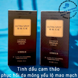 TINH DẦU CAM THẢO PHỤC HỒI DA MỎNG YẾU MAO MẠCH LICORICE ORIGINAL LIQUID [BAO BÌ MỚI]