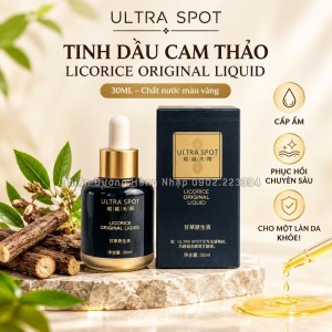 TINH DẦU CAM THẢO PHỤC HỒI DA MỎNG YẾU MAO MẠCH LICORICE ORIGINAL LIQUID [BAO BÌ MỚI]