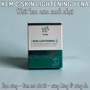 KEM C SKIN LIGHTENING YENA - KEM DƯỠNG ĐÊM